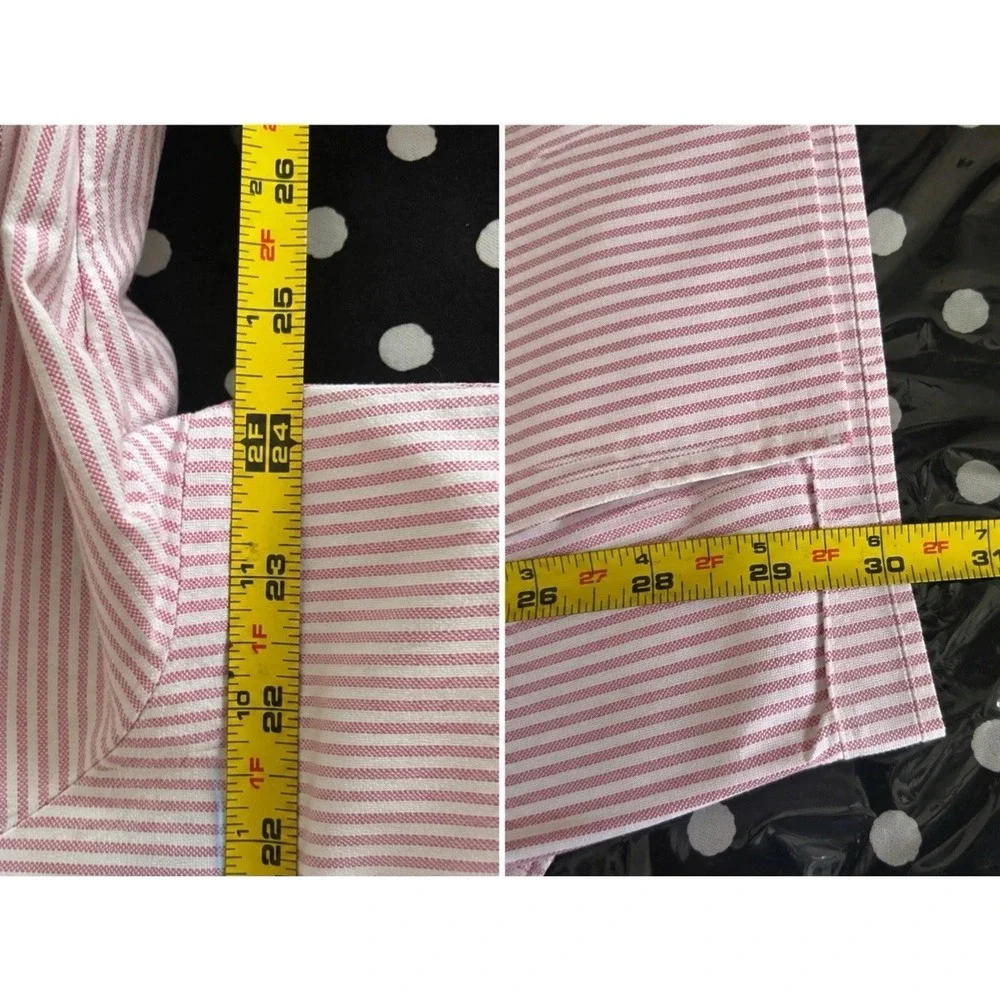RALPH LAUREN X Large 16-34 Mens Oxford Pink Button Down Classic Fit Pony Logo